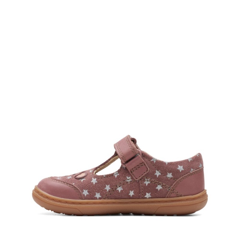 Dívčí Obuv Clarks Flash Mouse Toddler Růžové | CZ-278416