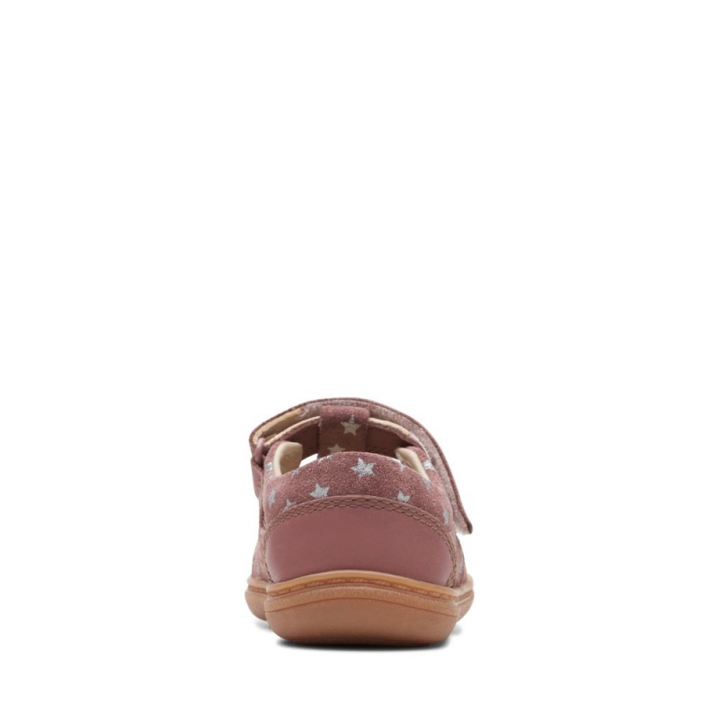 Dívčí Obuv Clarks Flash Mouse Toddler Růžové | CZ-278416