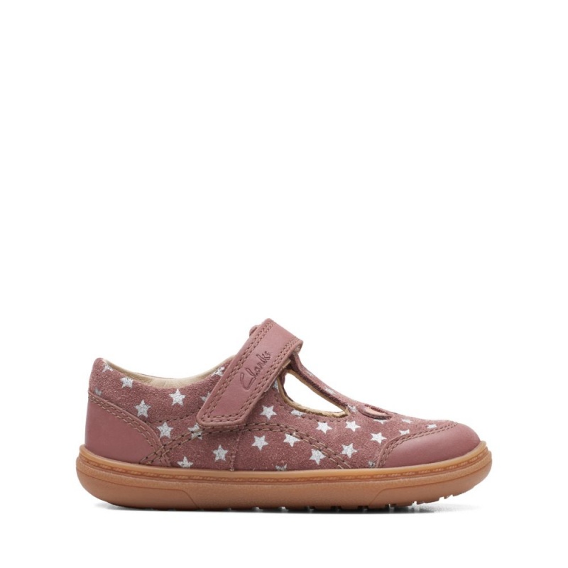 Dívčí Obuv Clarks Flash Mouse Toddler Růžové | CZ-278416