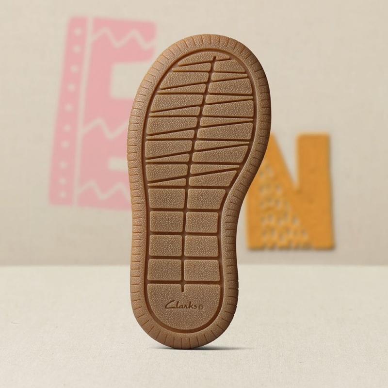 Dívčí Obuv Clarks Flash Print Toddler Růžové | CZ-845697