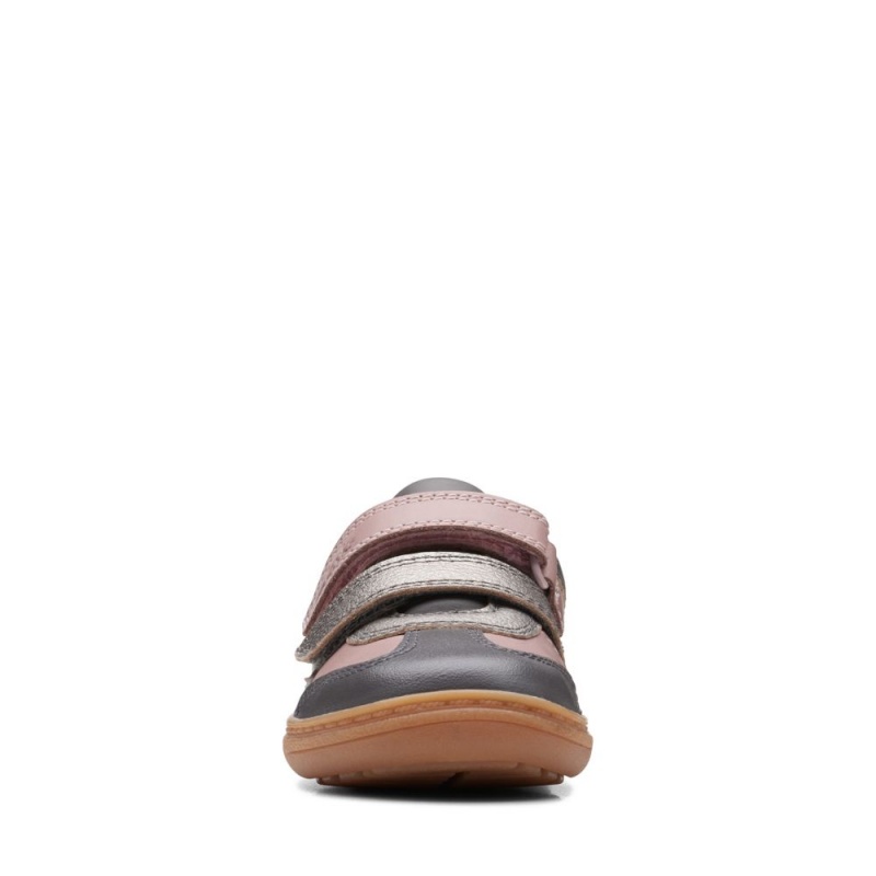 Dívčí Obuv Clarks Flash Print Toddler Růžové | CZ-845697