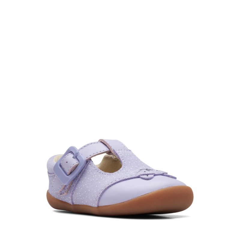 Dívčí Obuv Clarks Roamer Cub Toddler Fialové | CZ-243150