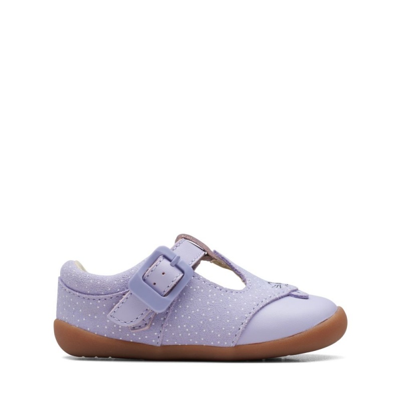 Dívčí Obuv Clarks Roamer Cub Toddler Fialové | CZ-243150