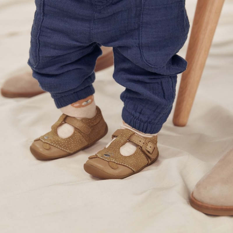 Dívčí Obuv Clarks Roamer Cub Toddler Hnědé | CZ-768139