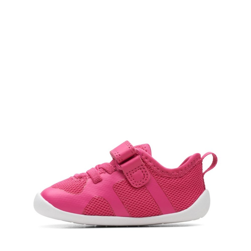 Dívčí Obuv Clarks Roamer Flux Toddler Růžové | CZ-317920