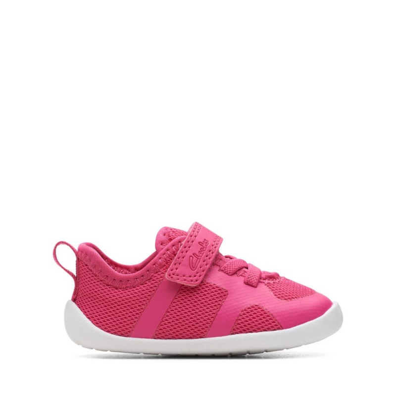 Dívčí Obuv Clarks Roamer Flux Toddler Růžové | CZ-317920