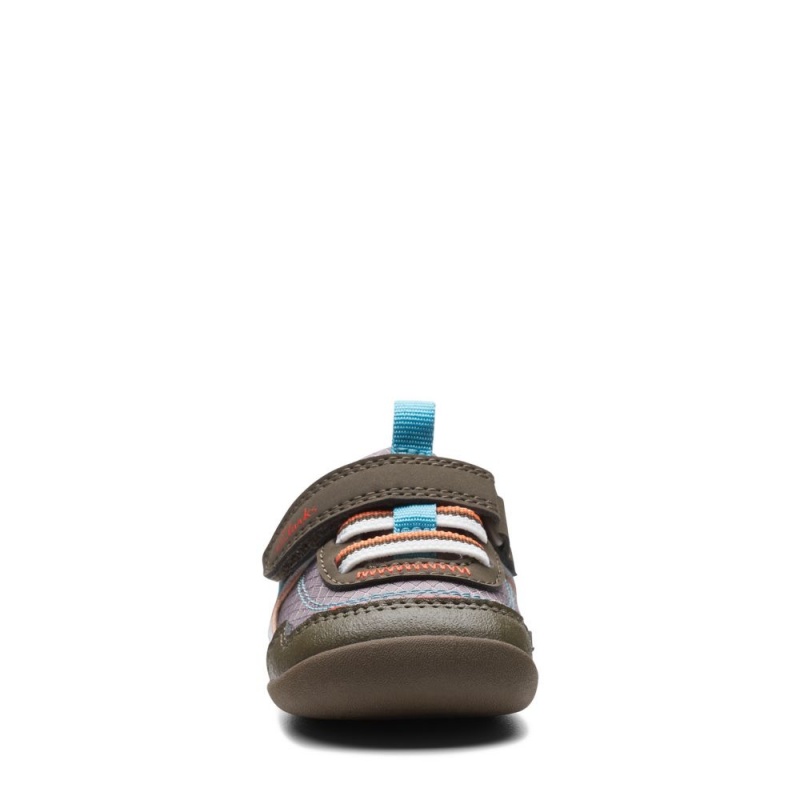 Dívčí Obuv Clarks Roamer Sport Toddler Hnědožlutý | CZ-514362