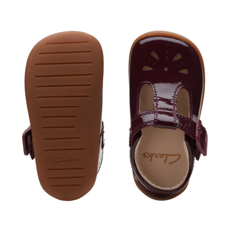 Dívčí Obuv Clarks Roamer Star Toddler Vínové | CZ-540639