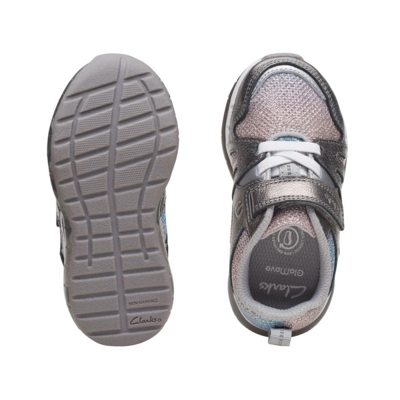 Dívčí Obuv Clarks Spark Sparky Toddler Fialové | CZ-368710