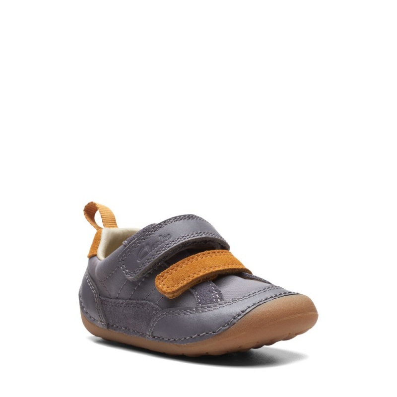 Dívčí Obuv Clarks Tiny Fawn Toddler Šedé | CZ-962148