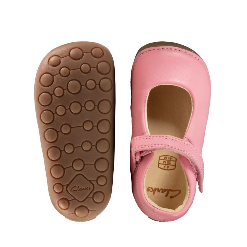 Dívčí Obuv Clarks Tiny Mist Toddler Růžové | CZ-208195