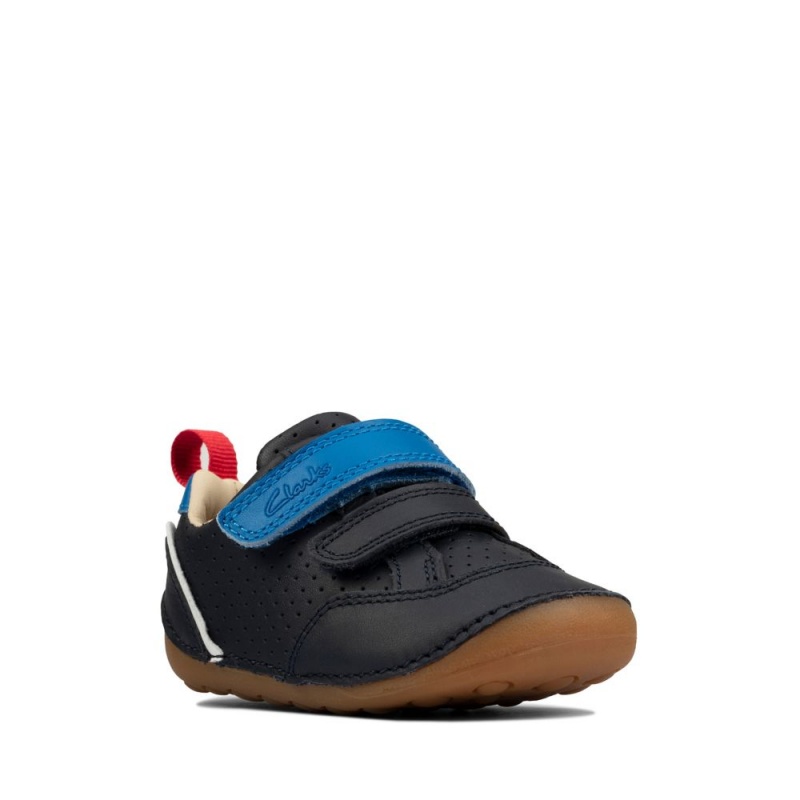 Dívčí Obuv Clarks Tiny Sky Toddler Tmavě Blankyt | CZ-073461