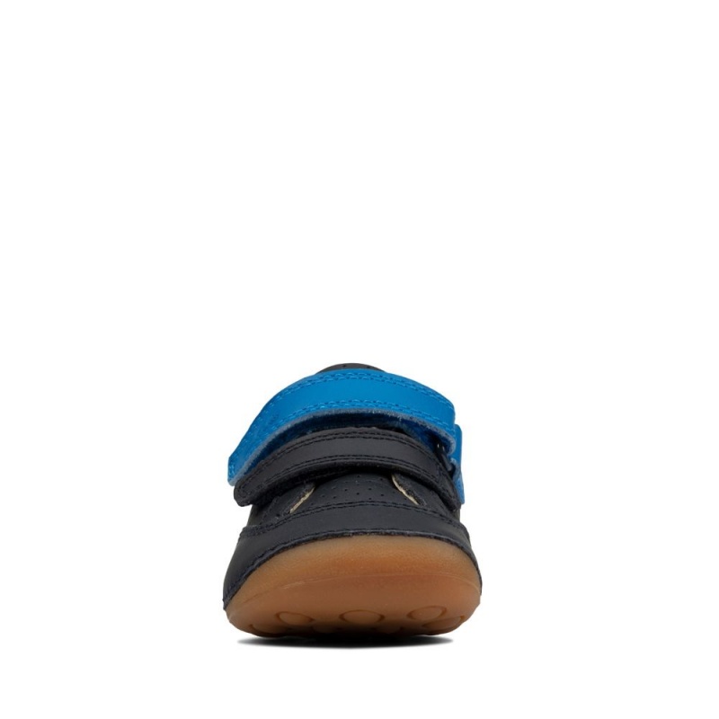 Dívčí Obuv Clarks Tiny Sky Toddler Tmavě Blankyt | CZ-073461