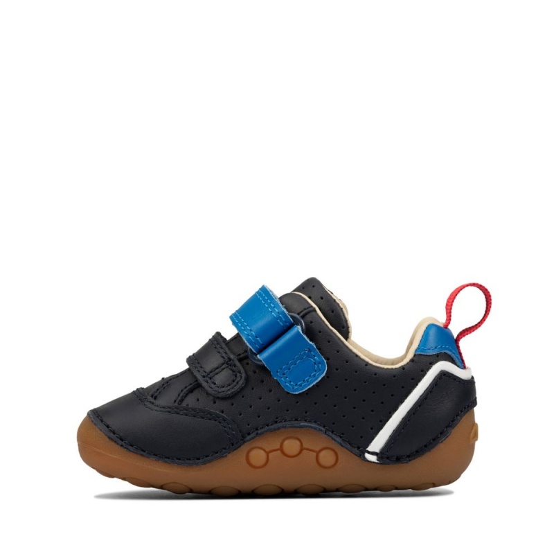 Dívčí Obuv Clarks Tiny Sky Toddler Tmavě Blankyt | CZ-073461