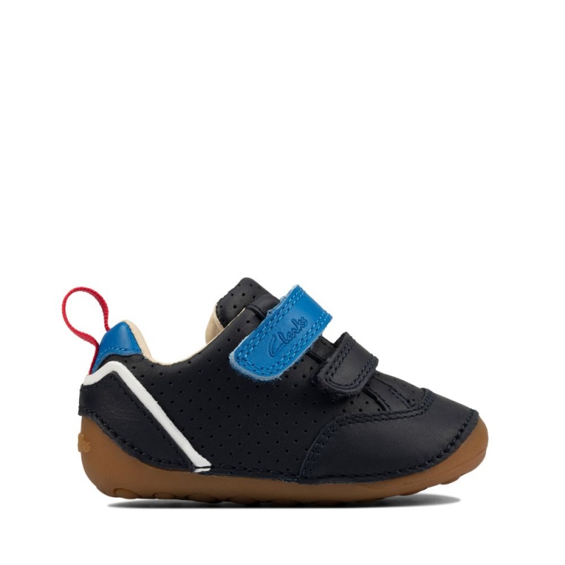 Dívčí Obuv Clarks Tiny Sky Toddler Tmavě Blankyt | CZ-073461