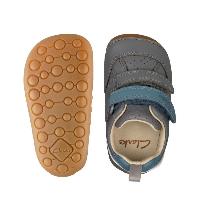 Dívčí Obuv Clarks Tiny Sky Toddler Šedé | CZ-468735