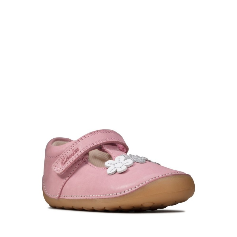 Dívčí Obuv Clarks Tiny Sun Toddler Růžové | CZ-327816