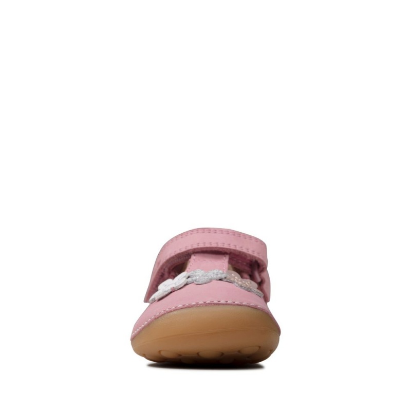 Dívčí Obuv Clarks Tiny Sun Toddler Růžové | CZ-327816