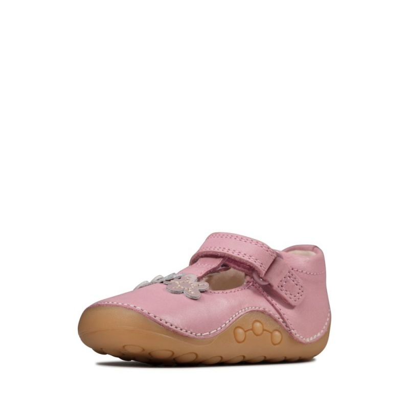 Dívčí Obuv Clarks Tiny Sun Toddler Růžové | CZ-327816