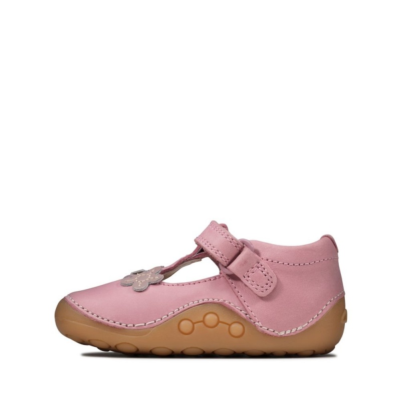 Dívčí Obuv Clarks Tiny Sun Toddler Růžové | CZ-327816