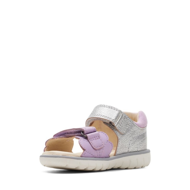 Dívčí Sandály Clarks Roam Wing Toddler Fialové | CZ-137920