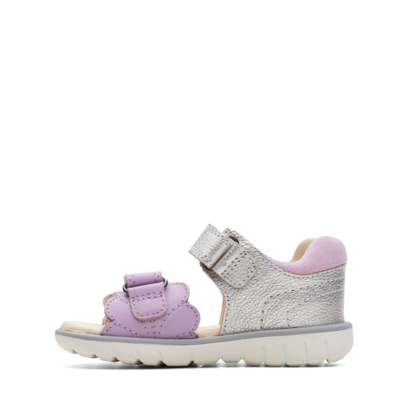 Dívčí Sandály Clarks Roam Wing Toddler Fialové | CZ-137920