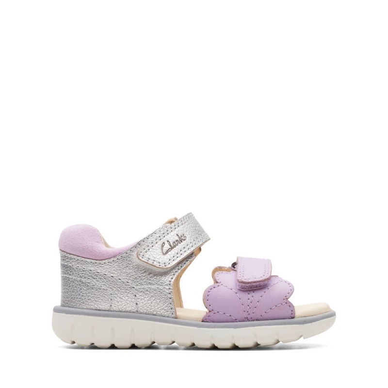 Dívčí Sandály Clarks Roam Wing Toddler Fialové | CZ-137920