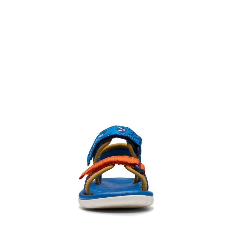 Dívčí Sandály Clarks Surfing Tide Blankyt | CZ-248396