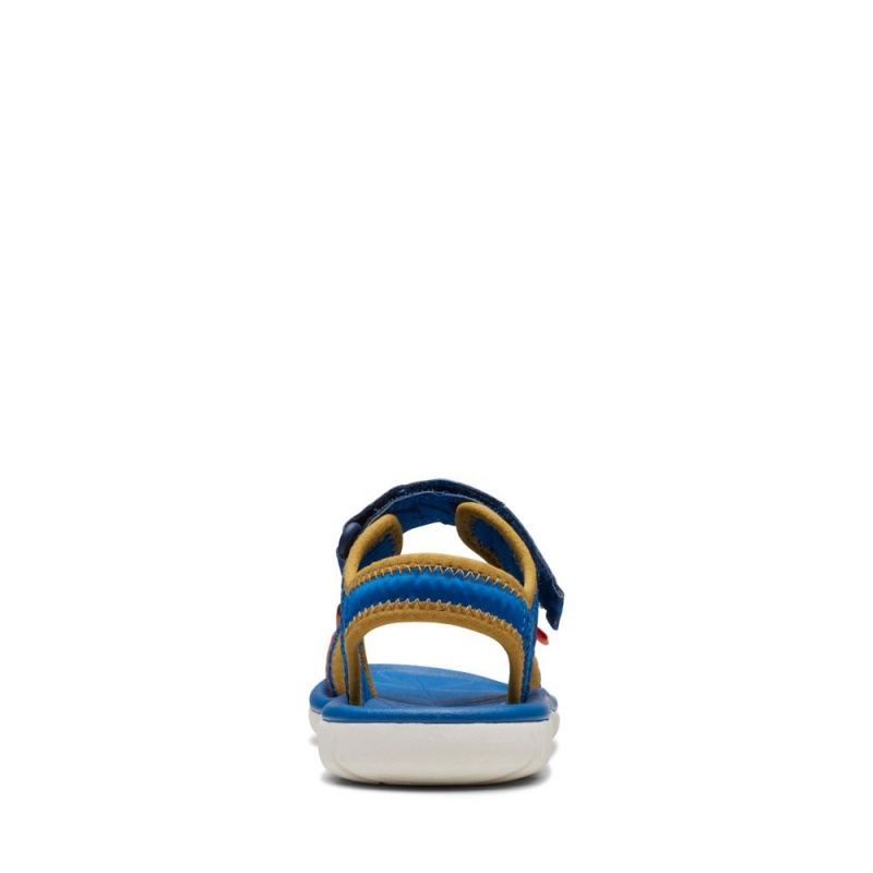 Dívčí Sandály Clarks Surfing Tide Blankyt | CZ-248396