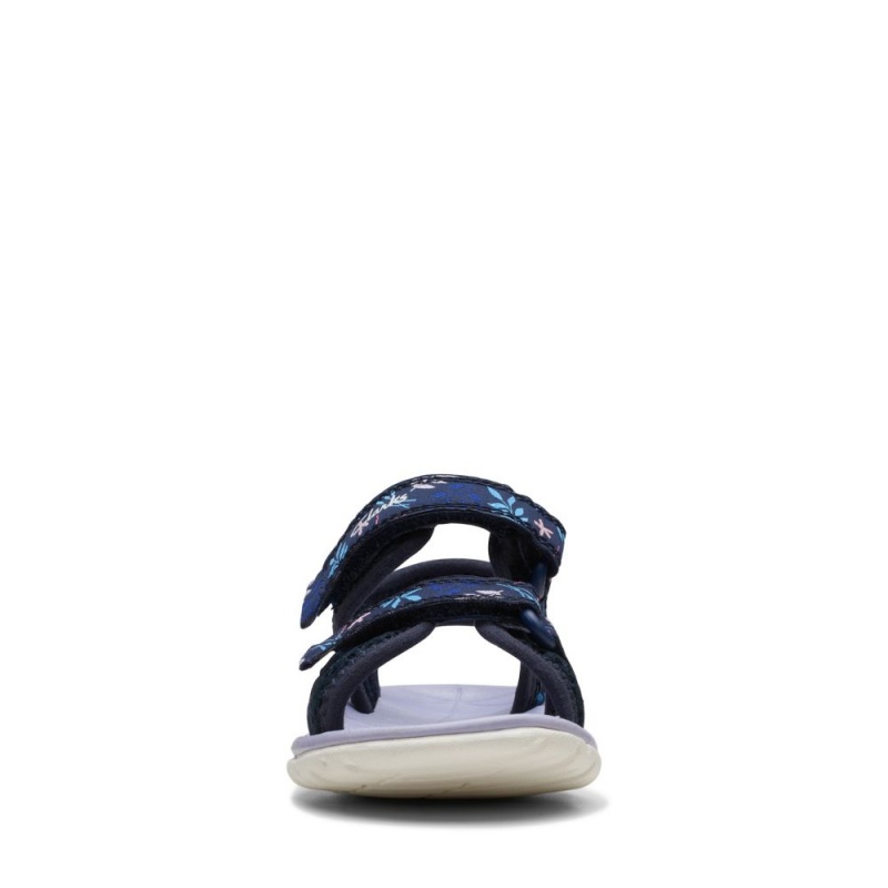 Dívčí Sandály Clarks Surfing Tide Toddler Tmavě Blankyt | CZ-570961