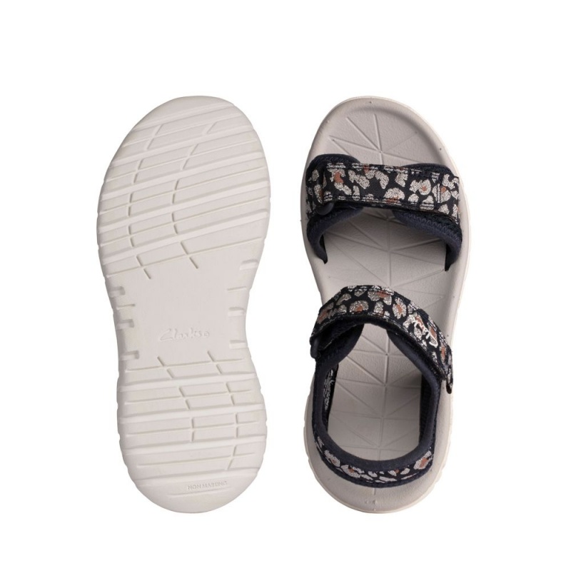 Dívčí Sandály Clarks Surfing Tide Toddler Tmavě Blankyt | CZ-241067