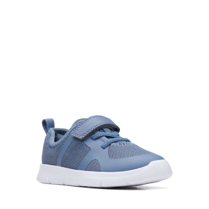 Dívčí Tenisky Clarks Ath Flux Světle Blankyt | CZ-236459