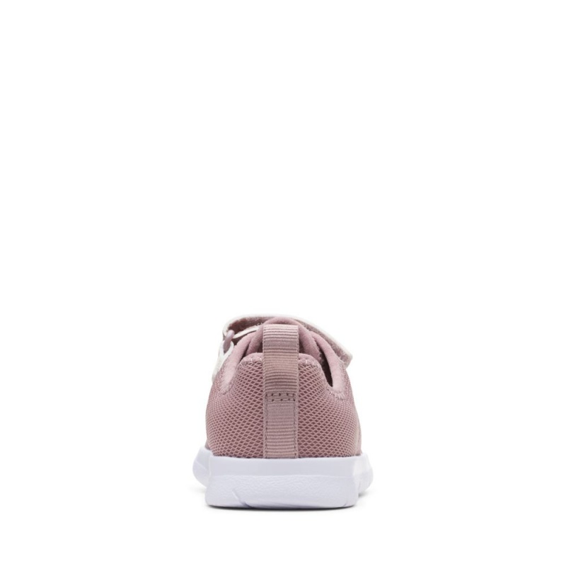 Dívčí Tenisky Clarks Ath Flux Toddler Růžové | CZ-089537