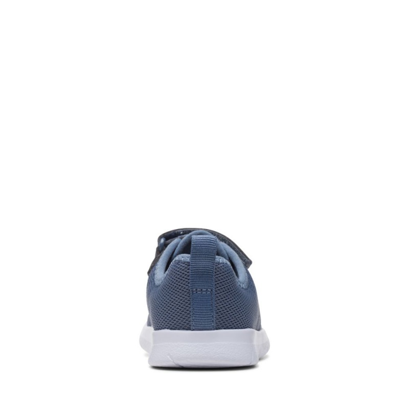 Dívčí Tenisky Clarks Ath Flux Toddler Světle Blankyt | CZ-521960