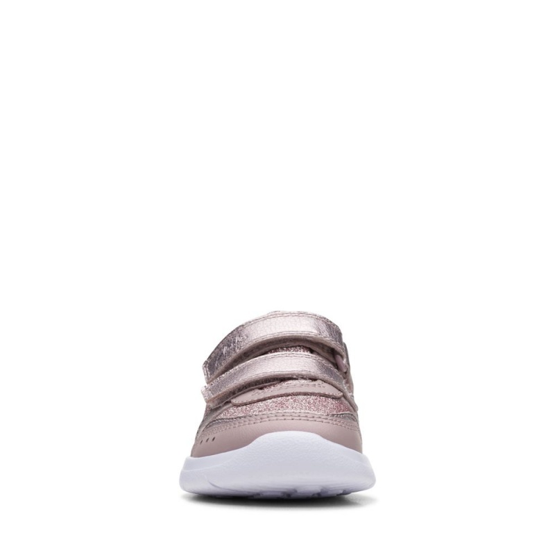 Dívčí Tenisky Clarks Ath Sonar Toddler Růžové | CZ-806324