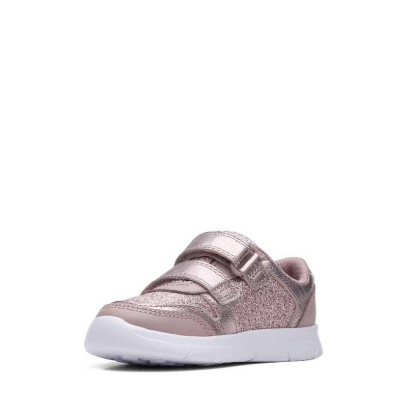 Dívčí Tenisky Clarks Ath Sonar Toddler Růžové | CZ-806324