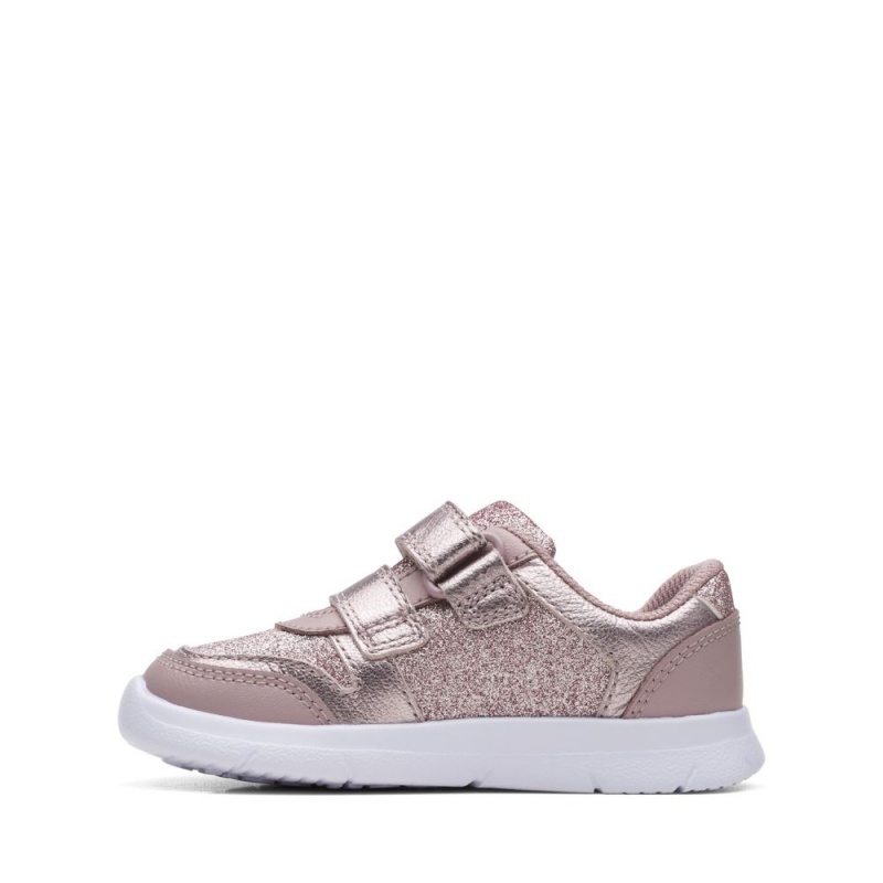 Dívčí Tenisky Clarks Ath Sonar Toddler Růžové | CZ-806324