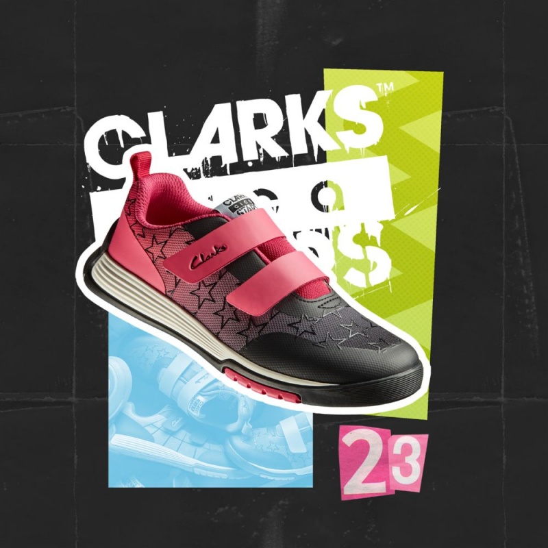 Dívčí Tenisky Clarks CICA Star Run Růžové | CZ-935017