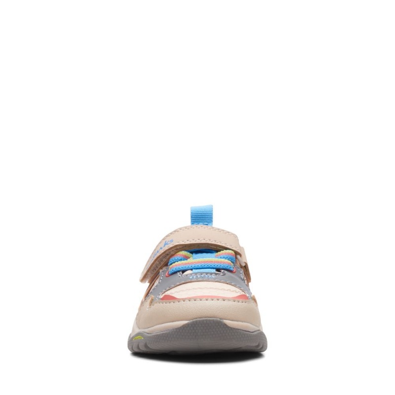 Dívčí Tenisky Clarks Feather Jump Toddler Hnědé | CZ-548769