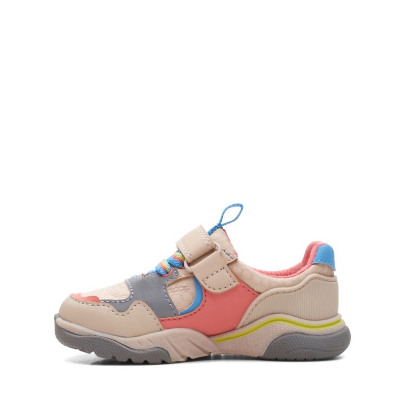 Dívčí Tenisky Clarks Feather Jump Toddler Hnědé | CZ-548769