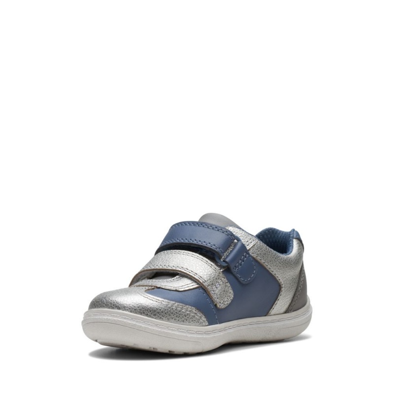 Dívčí Tenisky Clarks Flash Web Toddler Blankyt | CZ-841930