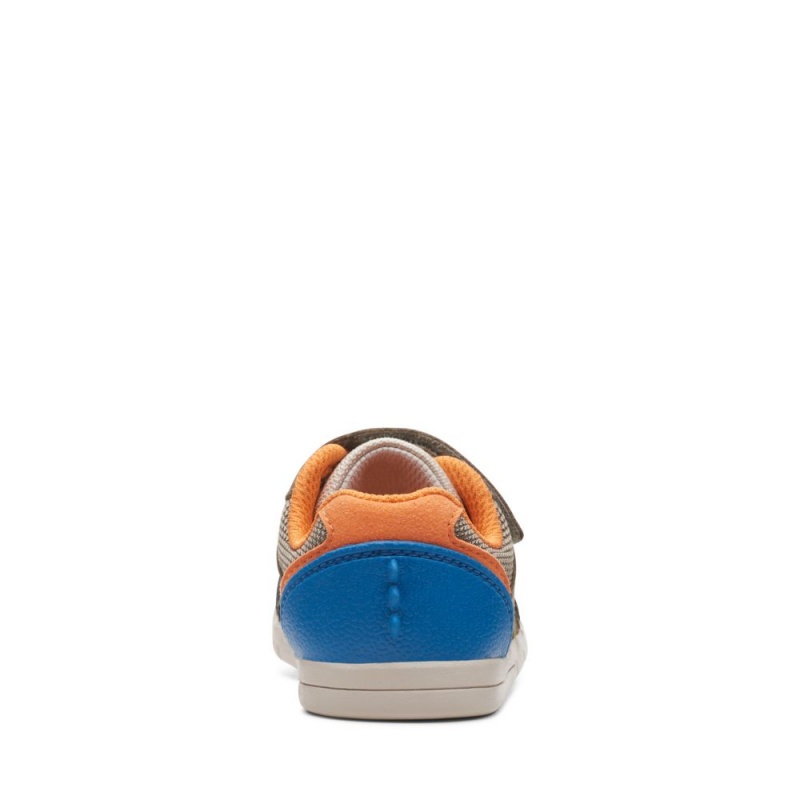 Dívčí Tenisky Clarks Rex Play Toddler Hnědožlutý | CZ-674198