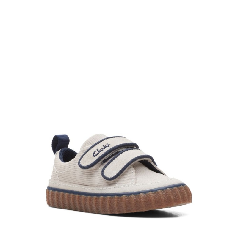 Dívčí Tenisky Clarks River Tor Toddler Bílé | CZ-341720