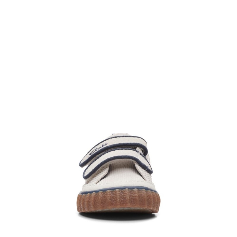 Dívčí Tenisky Clarks River Tor Toddler Bílé | CZ-341720