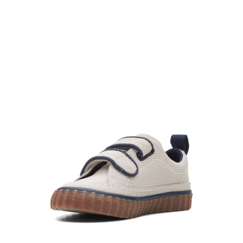 Dívčí Tenisky Clarks River Tor Toddler Bílé | CZ-341720