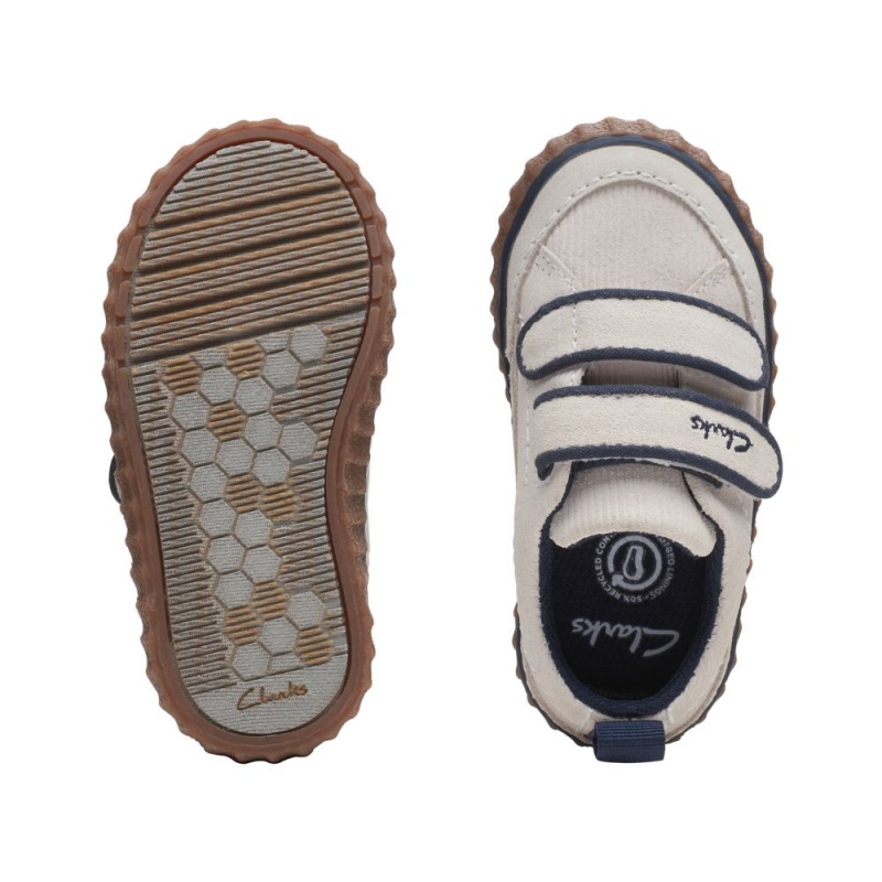 Dívčí Tenisky Clarks River Tor Toddler Bílé | CZ-341720