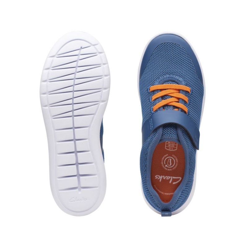 Dívčí Tenisky Clarks Scape Trace Older Blankyt | CZ-106487