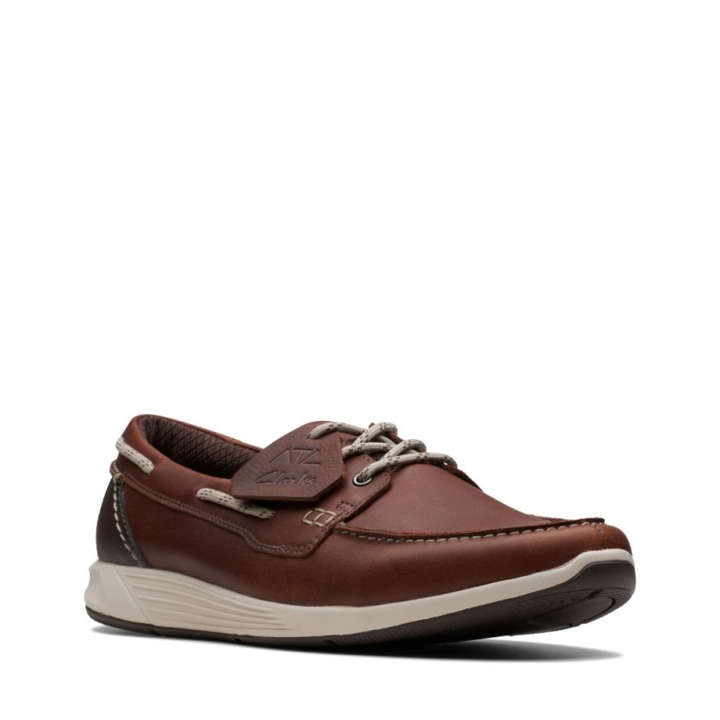 Pánské Boty Casual Clarks ATL Sail Go Hnědé | CZ-865170