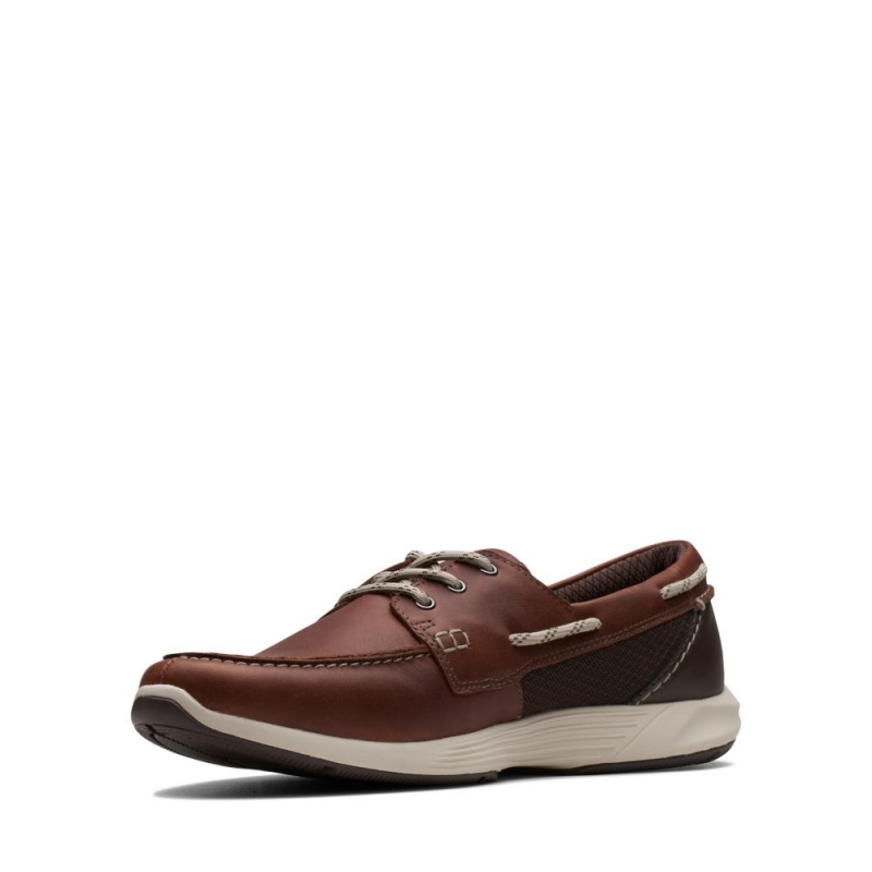 Pánské Boty Casual Clarks ATL Sail Go Hnědé | CZ-865170