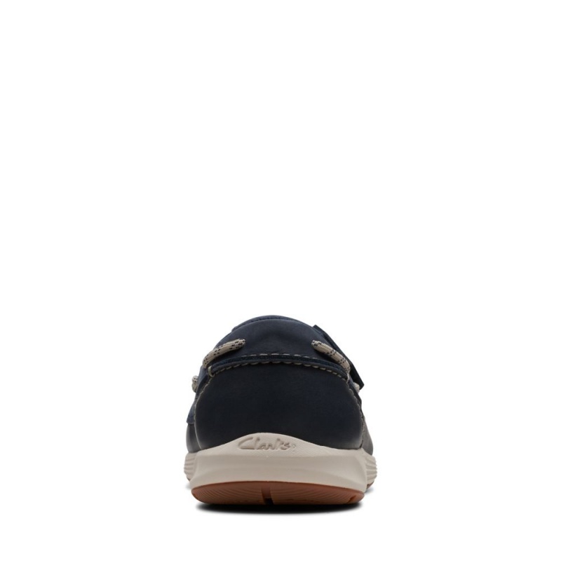 Pánské Boty Casual Clarks ATL Sail Go Tmavě Blankyt | CZ-048713